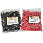 16-0001, Зажим «крокодил» 5 А 40 мм в изоляторе