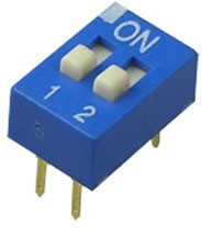 DS-02BBU-G, DIP переключатель 2 поз. (аналог SWD 1-2 ВДМ 1-2)
