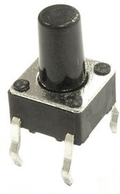 KAN0611-0901B 6X6X9 MM, Кнопка тактильная KAN0611-0901B, 6x6x9 мм