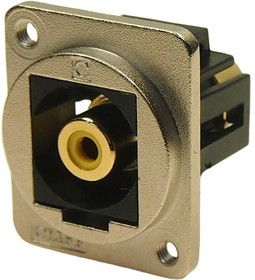 CP30232M3, Сквозной адаптер RCA, M3 Hole, FT, Штекер RCA / Phono, Штекер RCA / Phono