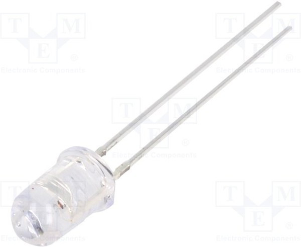 OS5OKP5161A, LED; 5mm; orange; 2180?3000mcd; 60°; Front: convex; 1.8?2.6V