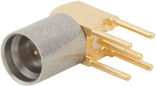 SMP-MSLD-PCT-6, RF Connectors / Coaxial Connectors SMP Right Angle PCB Jack Limited Detent SMP-MSLD-PCT-6, RF Connectors / Coaxial Connectors SMP Right Angle PCB Jack Limited Detent