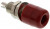 IBU401 RED, Red Female Banana Socket, 4 mm Connector, Screw Termination, 32A, 30 V ac, 60V dc, Nickel Plating IBU401 RED, Red Female Banana Socket, 4 mm Connector, Screw Termination, 32A, 30 V ac, 60V dc, Nickel Plating