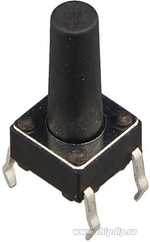 2-1825910-7, Black Button Tactile Switch, SPST 50 mA @ 24 V dc 9.4mm Through Hole 2-1825910-7, Black Button Tactile Switch, SPST 50 mA @ 24 V dc 9.4mm Through Hole