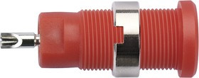 SEB 3400 Ni / RT, Red Female Banana Socket, 2mm Connector, Solder Termination, 10A, 600V, Nickel Plating SEB 3400 Ni / RT, Red Female Banana Socket, 2mm Connector, Solder Termination, 10A, 600V, Nickel Plating