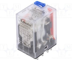 HR602CD024, Реле: электромагнитное, DPDT, Uобмотки: 24ВDC, 7A/250ВAC, 7A/30ВDC