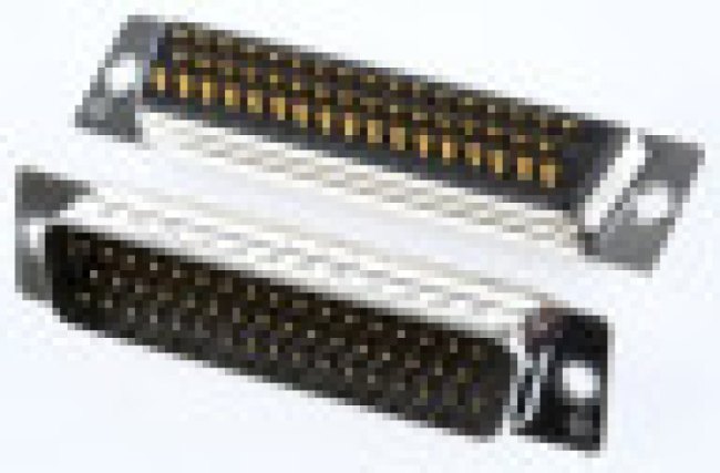 50 Way Panel Mount D-sub Connector Plug, 2.77mm Pitch 50 Way Panel Mount D-sub Connector Plug, 2.77mm Pitch