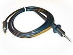 BU-2641-D-48-0, Test Probes Black Multiple Feature Test Prod to Unshrouded Banana Plug, 48" 18G PVC