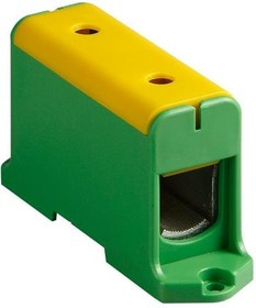 2016060640, Conn Terminal Block 2 POS 1mm Screw ST DIN Rail 380A/Contact