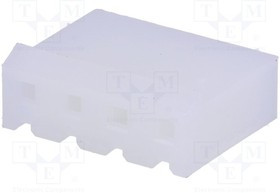 NX5081-04PFS, Вилка, провод-плата, "мама", 5,08мм, PIN: 4, без контактов, 250В