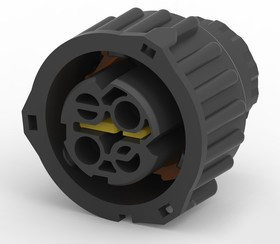 1-968968-3, Корпус Автомобильного Разъема, Гнездо, 4 вывод(-ов), Automotive Socket Contacts 1-968968-3, Корпус Автомобильного Разъема, Гнездо, 4 вывод(-ов), Automotive Socket Contacts
