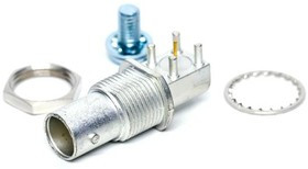 VBM511-75-1502, RF Connectors / Coaxial Connectors BNC R/A PCB Jack Flush Mount