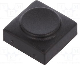 826.000.011, Клавиша, прямоугольная, Цвет: черный, Мат-л: PA, 15,5x15,5мм