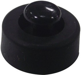 FF-004B, Резиновая прокладка / ножка, Винтовой Монтаж, 14.2 мм, Круглая, Черный