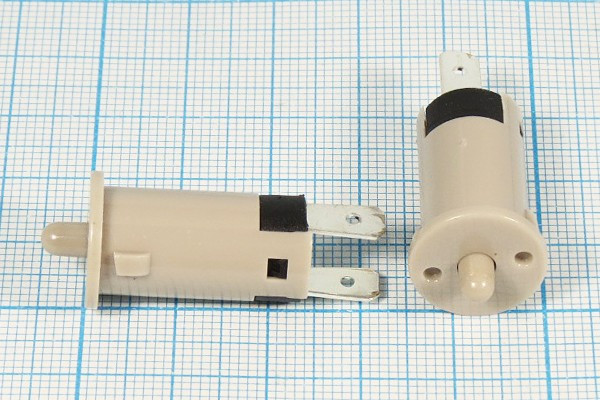 Микропереключатель, 1А, переключение ON-(OFF), KA5-5-NC-SS, 220В, d12