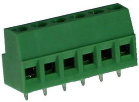 CTB0100/6, Стандартная клеммная колодка, CTB0100, 6 контакт(-ов), 5 мм, Клеммная Колодка, на Печатную Плату CTB0100/6, Стандартная клеммная колодка, CTB0100, 6 контакт(-ов), 5 мм, Клеммная Колодка, на Печатную Плату