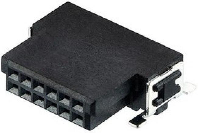 M55-6101242R, Board to Board & Mezzanine Connectors 12P 1.27 SMC Female R/A SMT Type M55-6101242R, Board to Board & Mezzanine Connectors 12P 1.27 SMC Female R/A SMT Type