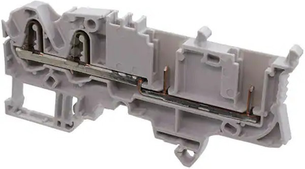 1SNK805010R0000, TERMINAL BLOCK, DINRAIL, 4POS, 12AWG