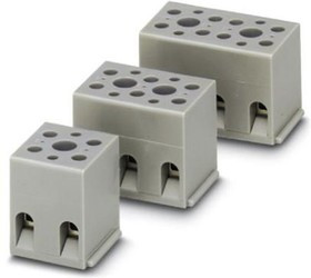 2716033, UK Series G 5/ 3 Non-Fused Terminal Block, 3-Way, 32A, 24 12 AWG Wire, Screw Termination