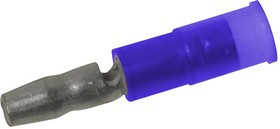 19035-0009, Пулеобразная клемма, Avikrimp 19035, 16AWG до 14AWG, 2.5 мм², Штекерный типа Пуля, Синий
