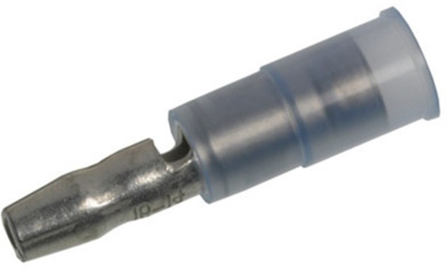 19035-0009, Пулеобразная клемма, Avikrimp 19035, 16AWG до 14AWG, 2.5 мм², Штекерный типа Пуля, Синий