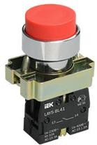 NP2-BL42, Кнопка без фиксации красная выступающая OFF-(ON)