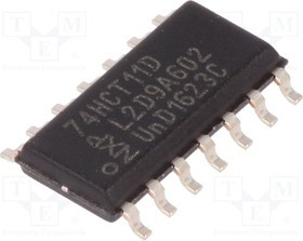 74HCT11D,652, AND Gate 3-Element 3-IN CMOS 14-Pin SO Bulk