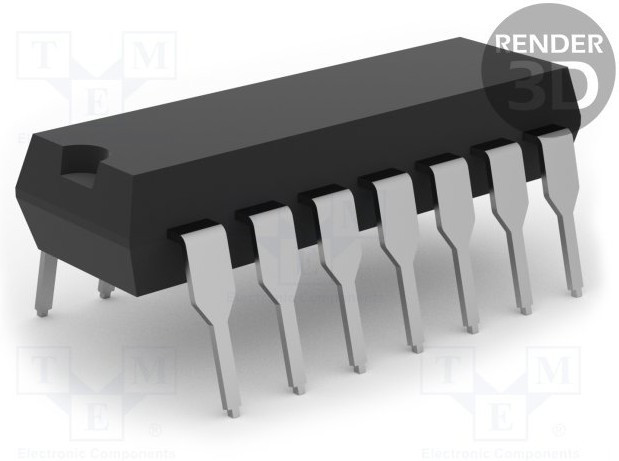 CD74HC20E, IC: digital; NAND; Ch: 2; IN: 4; THT; DIP14; 2?6VDC; HC CD74HC20E, IC: digital; NAND; Ch: 2; IN: 4; THT; DIP14; 2?6VDC; HC