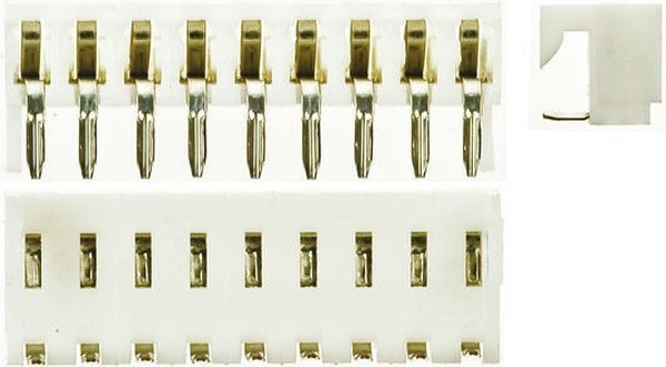 38-00-1339, Headers &amp; Wire Housings KK 100 PCB Assy RtAn 09 Ckt Tin