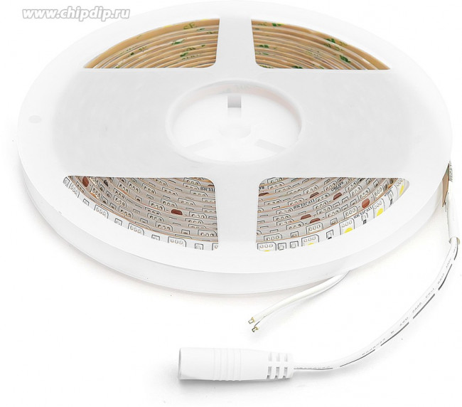 00-318 Светодиодная лента 24В, ПРО, 14,4Вт/м, smd5050, 60д/м, IP65, 1100Лм/м, подложка 10мм, 5м, 650