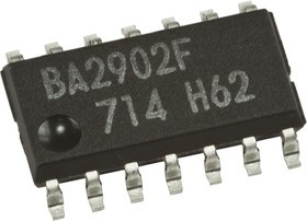 BA3474F-E2, BA3474F-E2, High Speed, Op Amp, 4MHz, 3 36 V, 14-Pin SOP BA3474F-E2, BA3474F-E2, High Speed, Op Amp, 4MHz, 3 36 V, 14-Pin SOP
