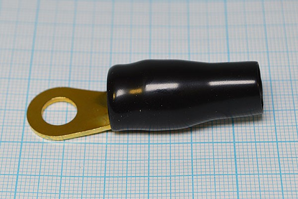 Клемма"O" d 8,2, 35,0S Au, черная