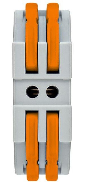 Клемма строительно-монтажная СМК проходная 222-422 2п 0.08-4кв.мм (уп.25шт) PROxima EKF plc-smk-422