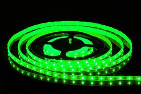 Светодиодная лента 5м, 12В, 4,8Вт/м, 60д/м, ip65, 399Лм/м, зеленый, 8мм, ML-R60-2835-G-LP-ST