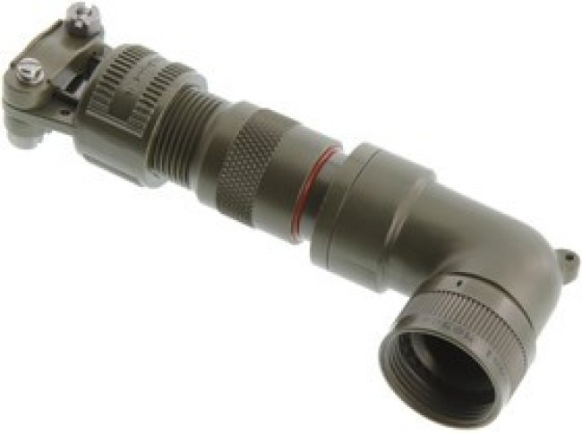 M85049/8-9W, BACKSHELL, 90DEG, ALUMINIUM ALLOY