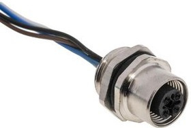 9457700000, Circular Connector, M12, Socket, Right Angle, Poles - 4, Screw, Cable Mount