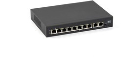 SKAT PoE-8E-2E коммутатор PoE Plus, мощность 120Вт, порты: 8-Ethernet, 2-Uplink