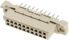 09242206824, DIN 41612 Connectors 20P Fmle 3B Solder