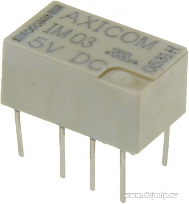 1-1462037-8 (IM03TS), Реле 2 переключ. 5VDC, 2A/250VAC DPDT 1-1462037-8 (IM03TS), Реле 2 переключ. 5VDC, 2A/250VAC DPDT