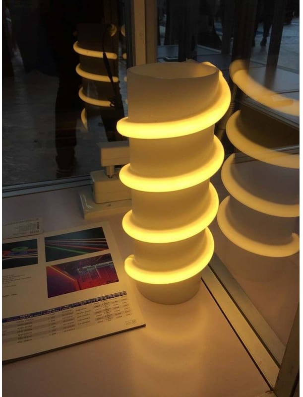 Cветодиодная неоновая LED лента термостойкая LS651, 180SMD 2835 /м 14.4Вт/м 5м IP68 12V теплый белый 32095