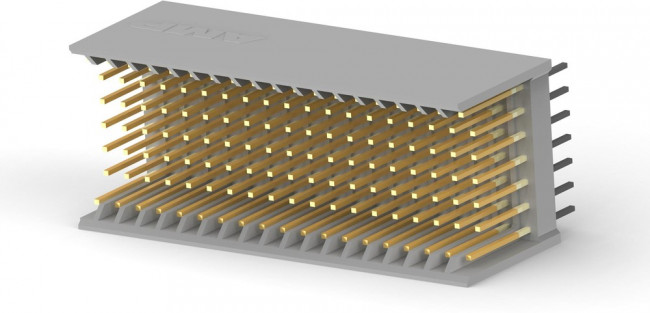 5352033-1, Разъем на плату 133 контакта шаг 2мм монтаж в отверстие туба