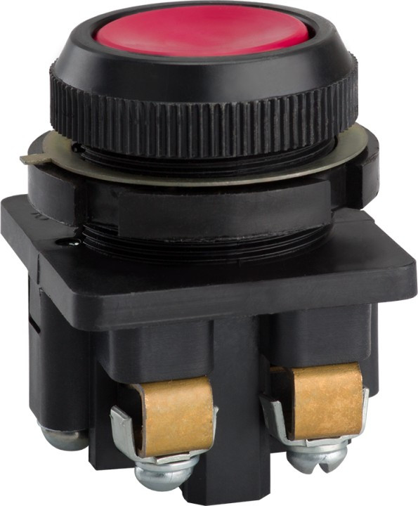 КЭАЗ Выключатель кнопочный КЕ 011-У3-исп.2 (красный)