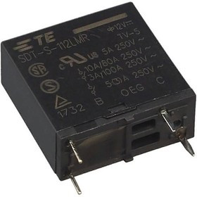 SDT-S-112LMR,601, Реле 1 замык. 12VDC, 10A/250VAC SPST-NO