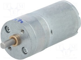 POLOLU-3201, Двигатель: DC, с редуктором, HP, 12ВDC, 5,6А, Ось: D профиль, 4,4: 1