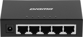 Коммутатор Digma DSW-205GE 5x1Гбит/с неуправляемый Коммутатор Digma DSW-205GE 5x1Гбит/с неуправляемый