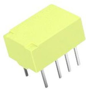 AGQ21012, Сигнальное реле, 12 В DC, DPDT, 2 А, GQ Series, Сквозное Отверстие, Одиночная Катушка с Защелкой AGQ21012, Сигнальное реле, 12 В DC, DPDT, 2 А, GQ Series, Сквозное Отверстие, Одиночная Катушка с Защелкой