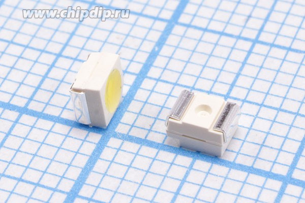 67-21UWC-S400-X8-TR8, Светодиод белый SMD 1411=3.5x2.8мм, 750мКд, 120°; №15929W СД SMD03528C2\бел\ 750\120\\67- 21UWC-S400-X8-TR8\