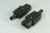 Гнездо питания AC IEC C13, на кабель, черное, 10А, 250В, AC-102; №610 гн пит AC IEC C13\\10А/250\ каб\\чер\AC-102\