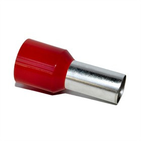 Наконечник штыревой втулочный изолированный KTE 35-16 35мм2/L=16мм/Красный (упак=100 шт.)