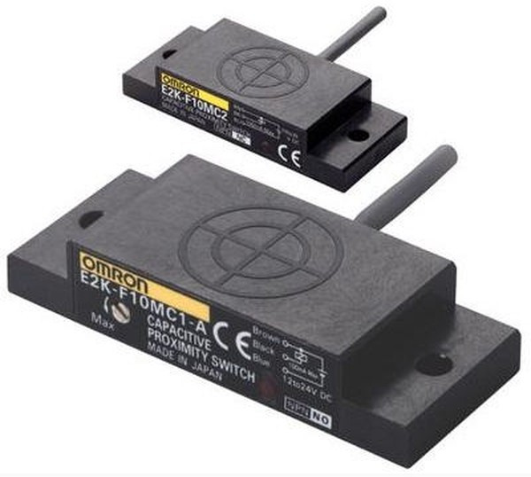 E2K-F10MC1-A 2M, Proximity Sensor, Capacitive, 10 mm, NPN / SPST-NO, 10 to 30 VDC, E2K-F Series E2K-F10MC1-A 2M, Proximity Sensor, Capacitive, 10 mm, NPN / SPST-NO, 10 to 30 VDC, E2K-F Series